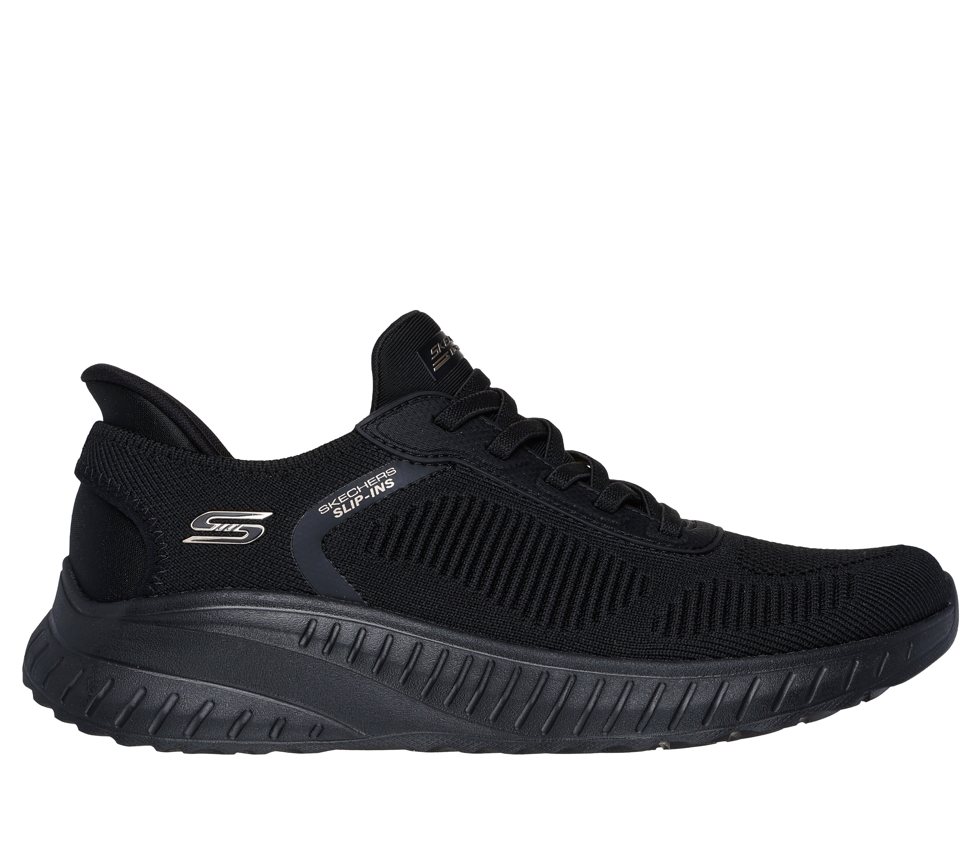 ●ONE BRILLIANT● ScottOB479Black Scott-OB479-Black The wedge heel sandals Rumble On | Made by Skechers