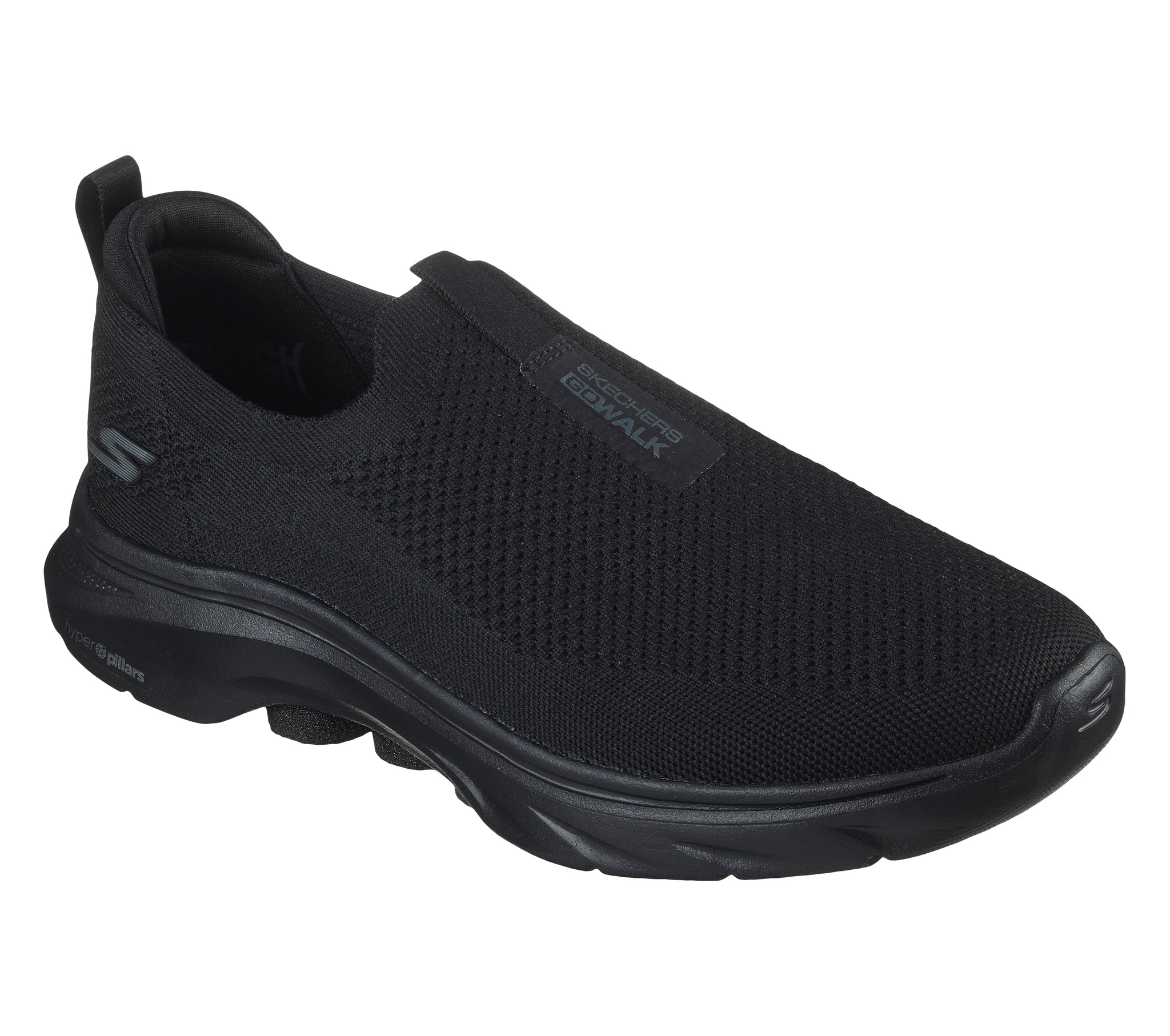 Skechers Go Walk 7-The Construct Black White Men Casual Shoes 216636-BKW